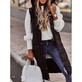 Winter Jacket Vest Long Coat Regular Fit